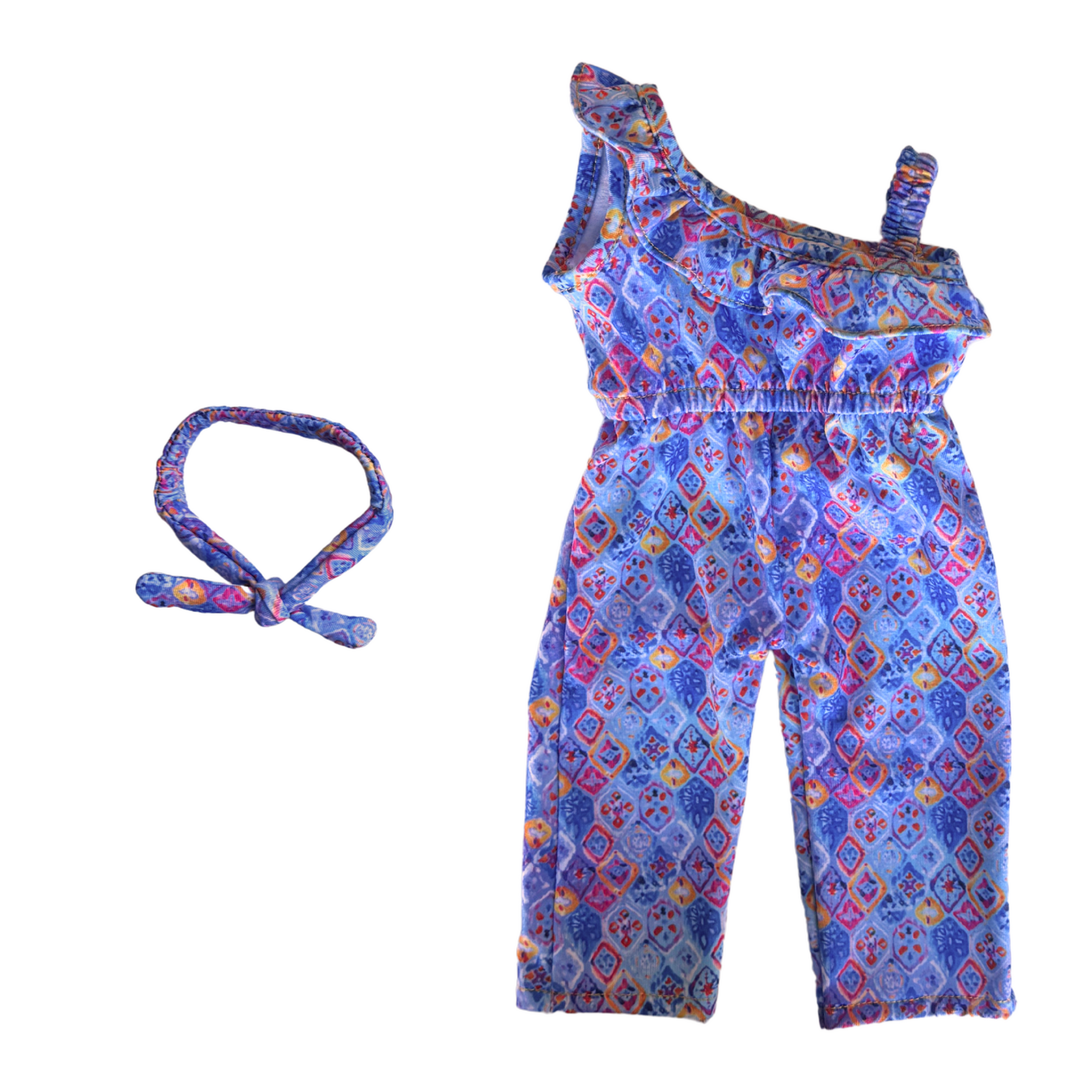 weekend away set romper with included headband