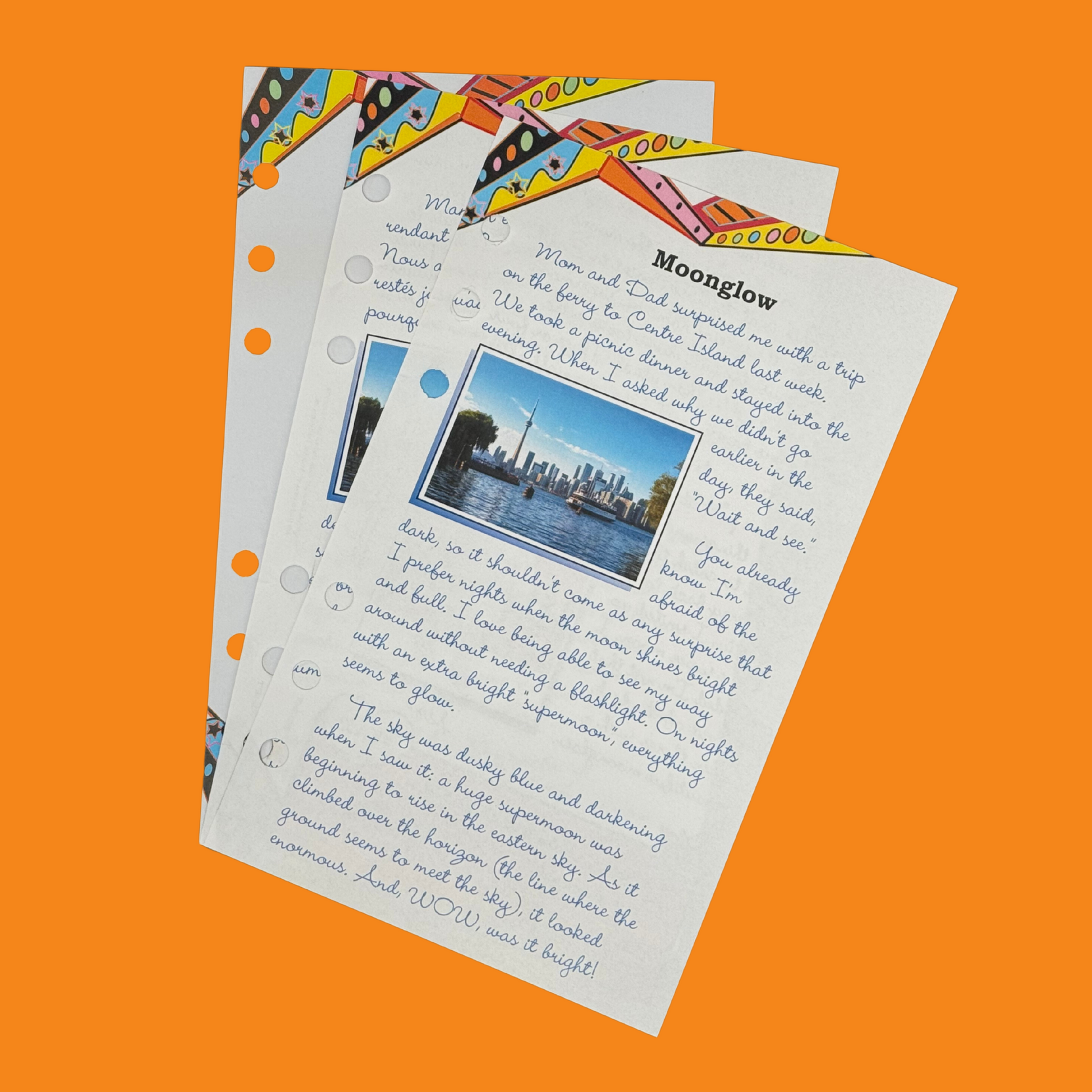 cosmic coat journal pages