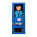 Canadian Girl 18-inch Doll with curly black hair, dark skin and brown eyes