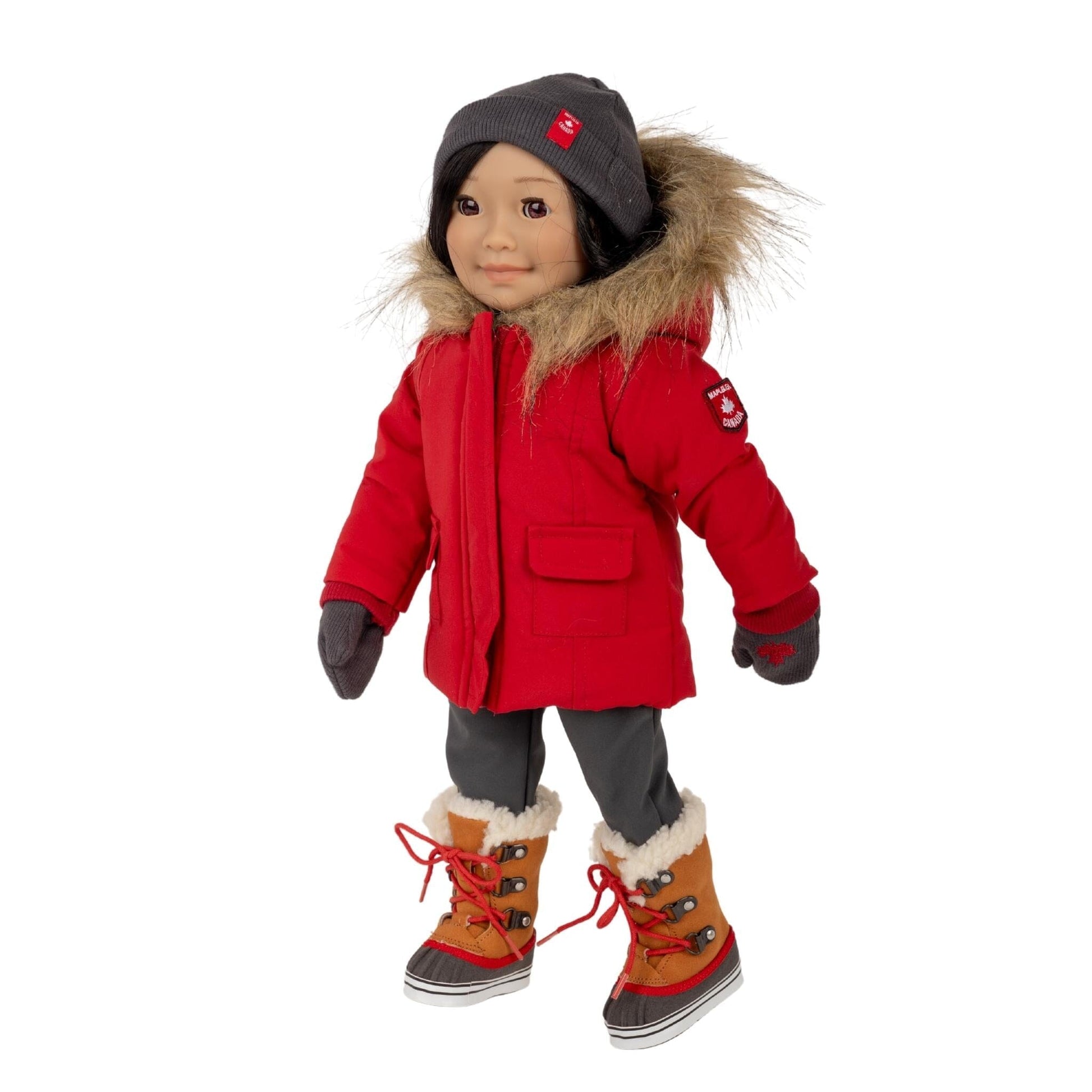 girl doll wearing far north parka