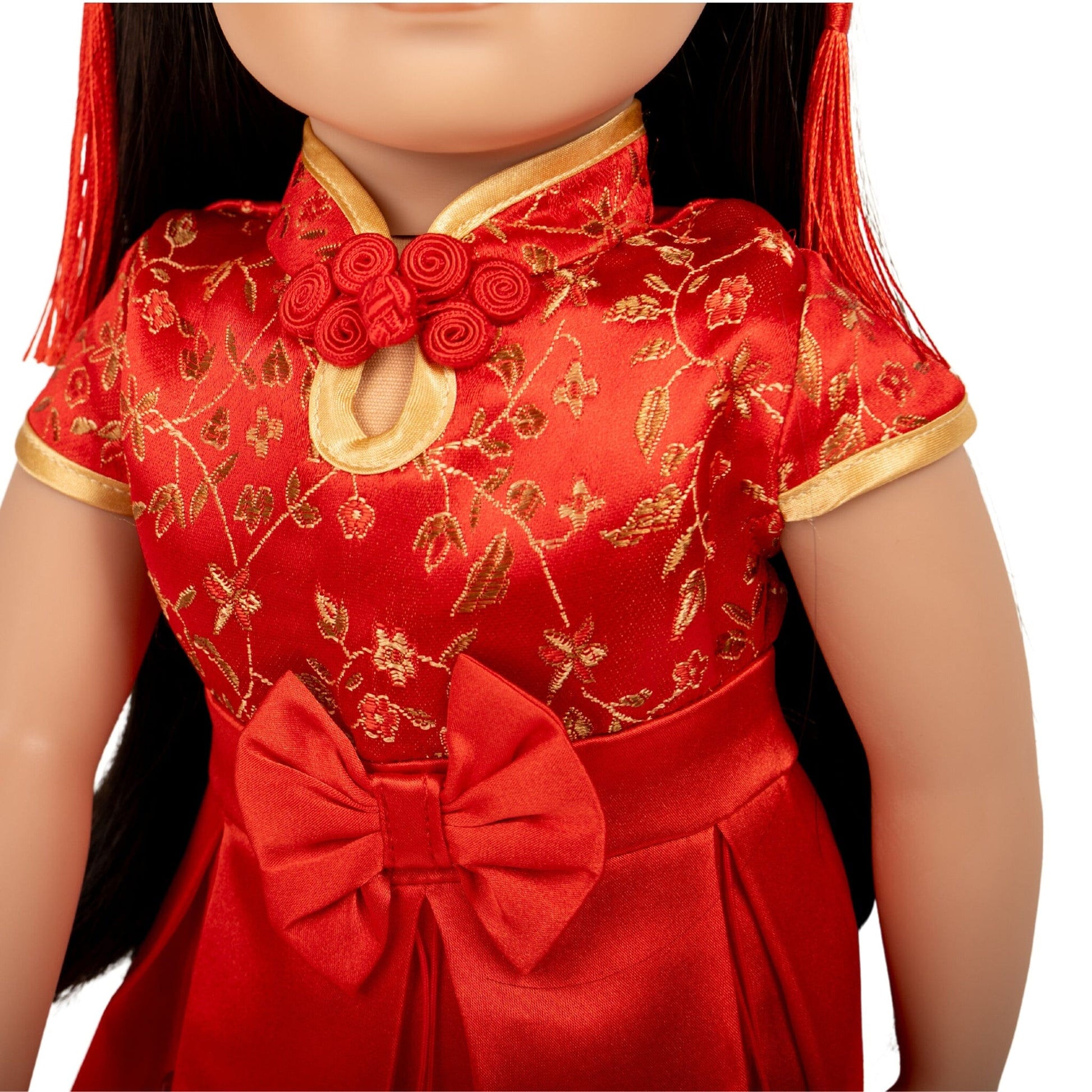 close up of lunar new year dress