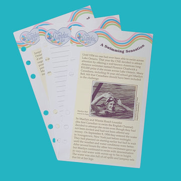 XKA32 PAGES DE JOURNAL Positivement paisibles