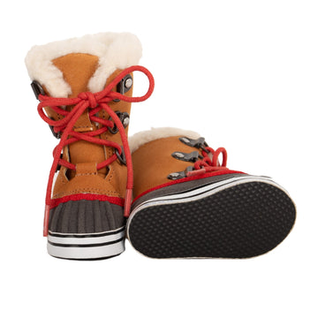 flat image of storm stomper boots