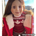 18-inch doll wearing far north parka unzipped