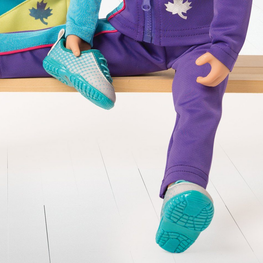 aqua teal runners for 18-inch dolls