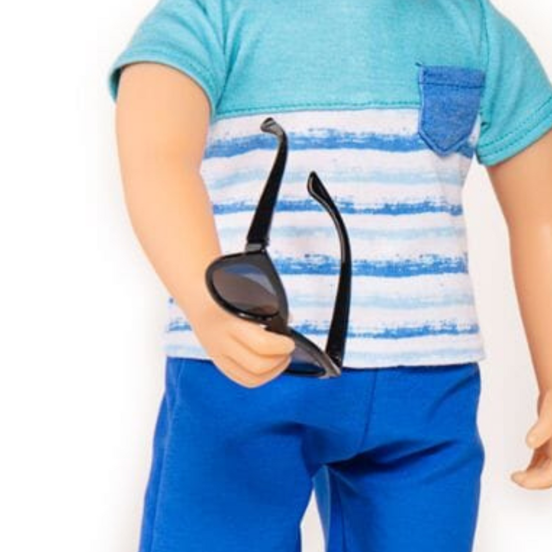 Black sunglasses for all 18-inch dolls like Maplelea American Girl