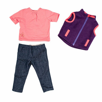 XKS1 Saila's Starter Clothing (Shirt, vest, jeans)-imperfect