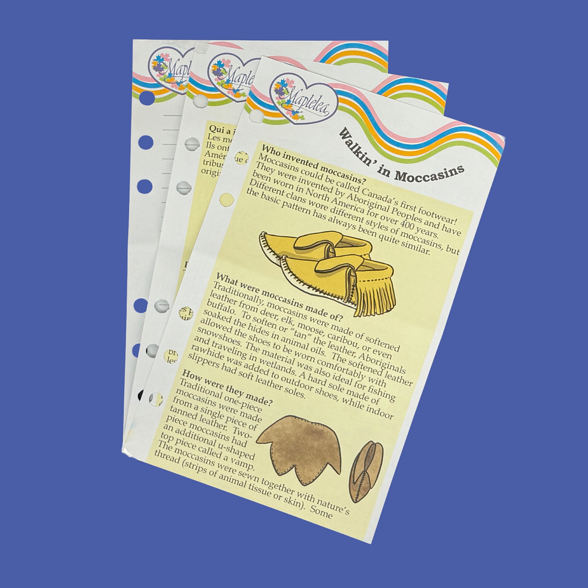 walkin in moccasins journal pages