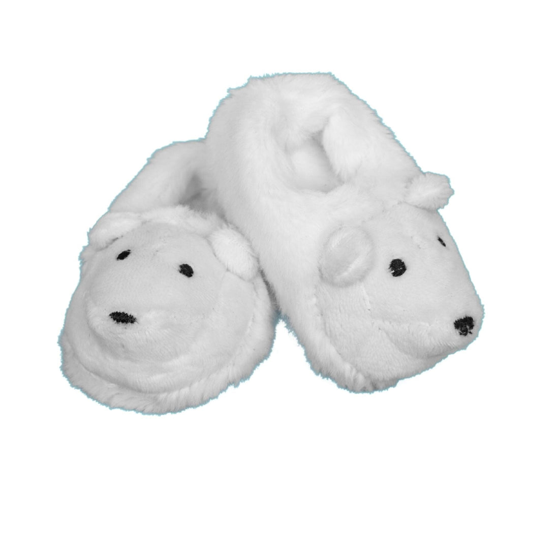 polar bear slippers for 18-inch dolls