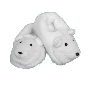 polar bear slippers for 18-inch dolls