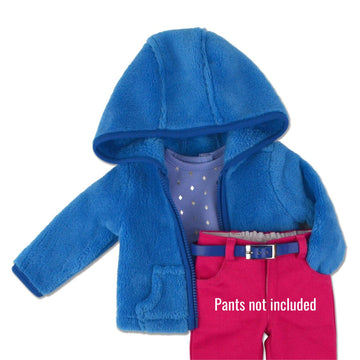 XKJ29 Hoodie, Shirt & Belt for 18-inch Dolls