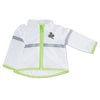 Flash Dash 6-piece running gear set white windbreaker with reflective taping fits all 18 inch dolls.