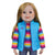Maplelea 18 inch doll with long blonde blond hair brown eyes and light skin
