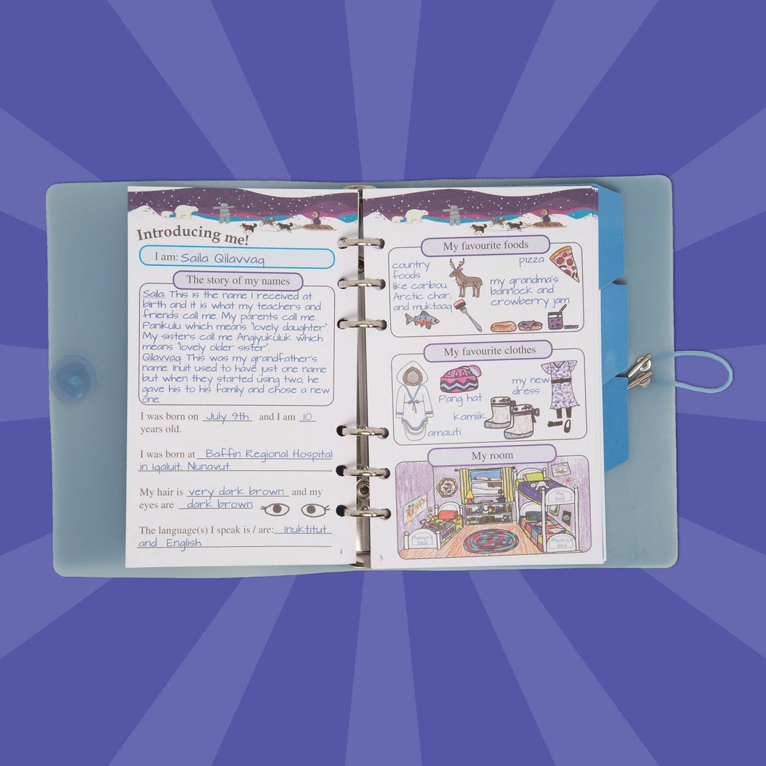 Maplelea Doll Saila story journal