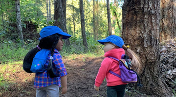 Two dolls on path at Camp Maplelea