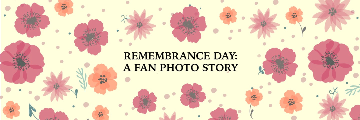 Remembrance Day in Class : A Fan Photo Story