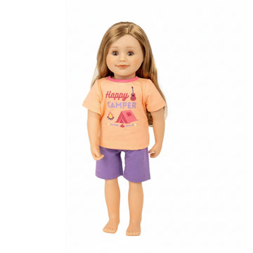 Happy Camper PJs - Camp Maplelea Pajamas for 18-inch Dolls