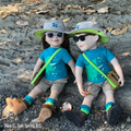 user generated content of to 18-inch dolls wearing the paleontology set