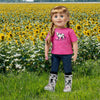 Ready for Rainbows - Clear Rain Boots for 18-inch Dolls