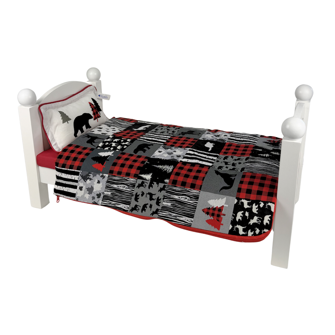 Woodland Wildlife Bedding for 18-inch Dolls