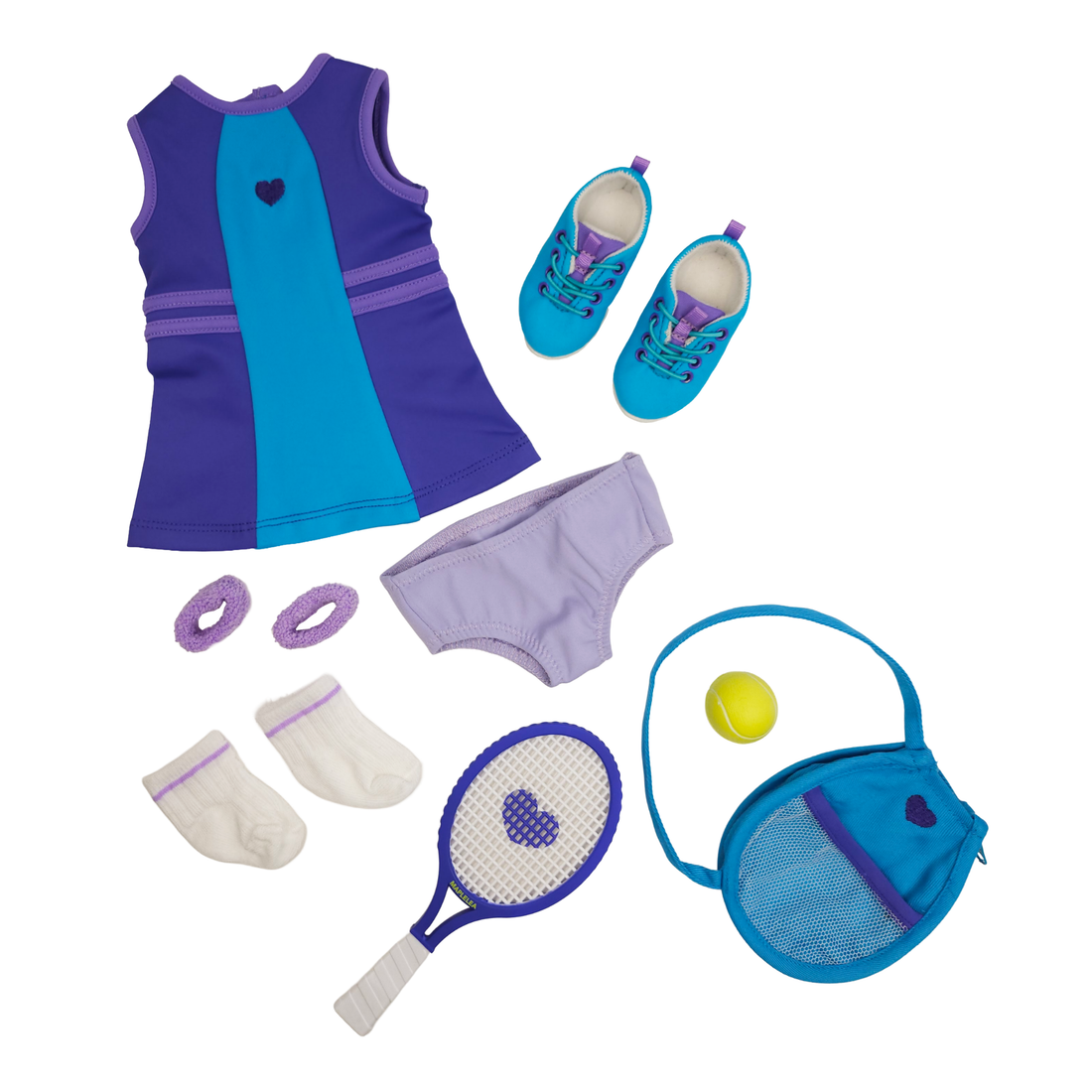 East Coast Tennis Set for 18-inch Dolls