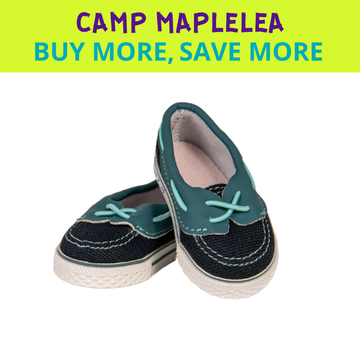 Sail Away : chaussures de pont Camp Maplelea pour poupées de 18 pouces