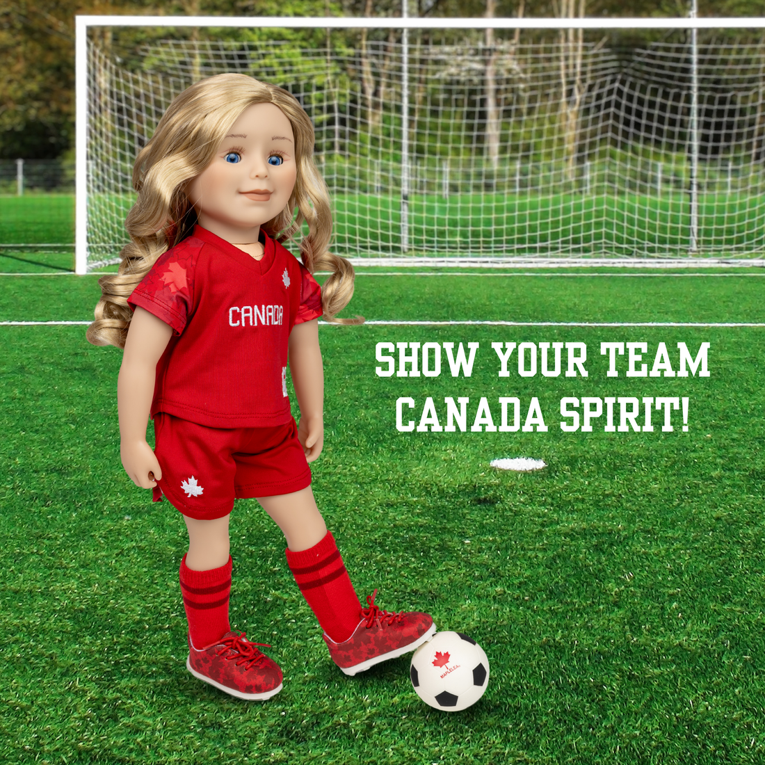 Canadian Kickoff Soccer Set for 18-inch Dolls