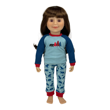 KMF46 (Undressed) with Blue Spruce PJs - Limited Quantities Available - 18" Doll