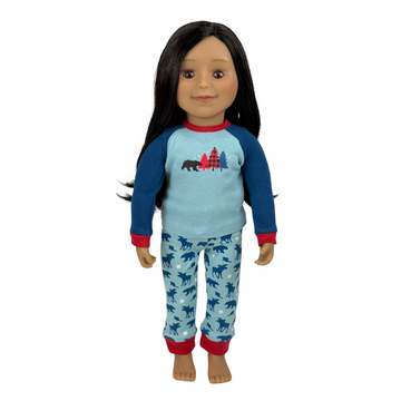 KMF49 (Undressed) with Blue Spruce PJs - Limited Quantities Available - 18" Doll