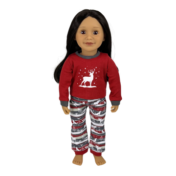KMF57 (Undressed) with Forest Snow PJs - Limited Quantities Available - 18" Dolls