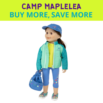 Promenade dans la nature - Tenue veste Camp Maplelea pour poupées de 46 cm