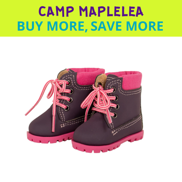 Battez la piste - Bottes Camp Maplelea pour poupées de 45 cm