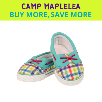 Bateau en Folie - Chaussures Camp Maplelea pour poupées de 46 cm