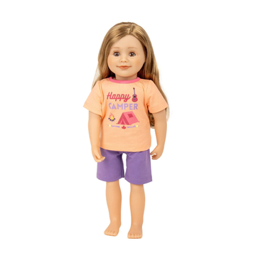 Happy Camper PJs - Camp Maplelea Pajamas for 18-inch Dolls