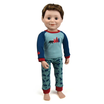 Blue Spruce PJs for 18-inch Dolls