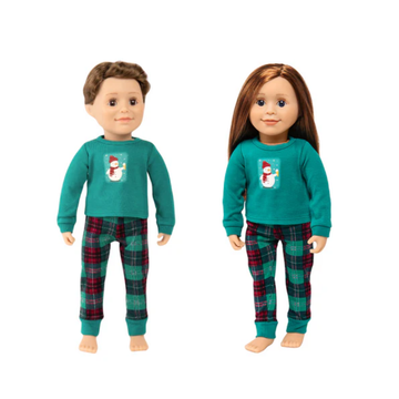 XKM219 Go With The Snow! PJs for 18-inch Dolls - NO JOURNAL PAGES