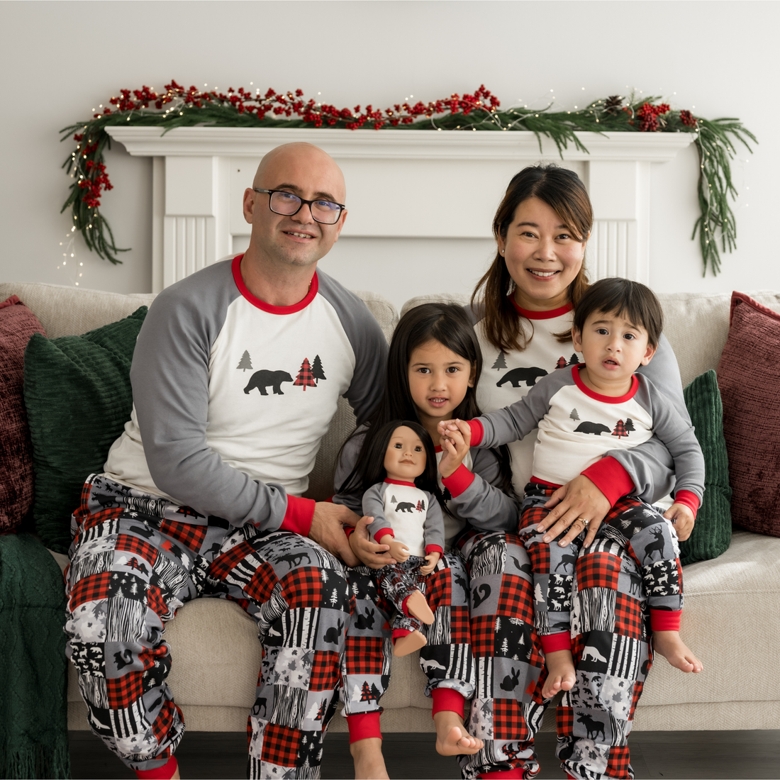 Woodland Wildlife Matching Family PJs