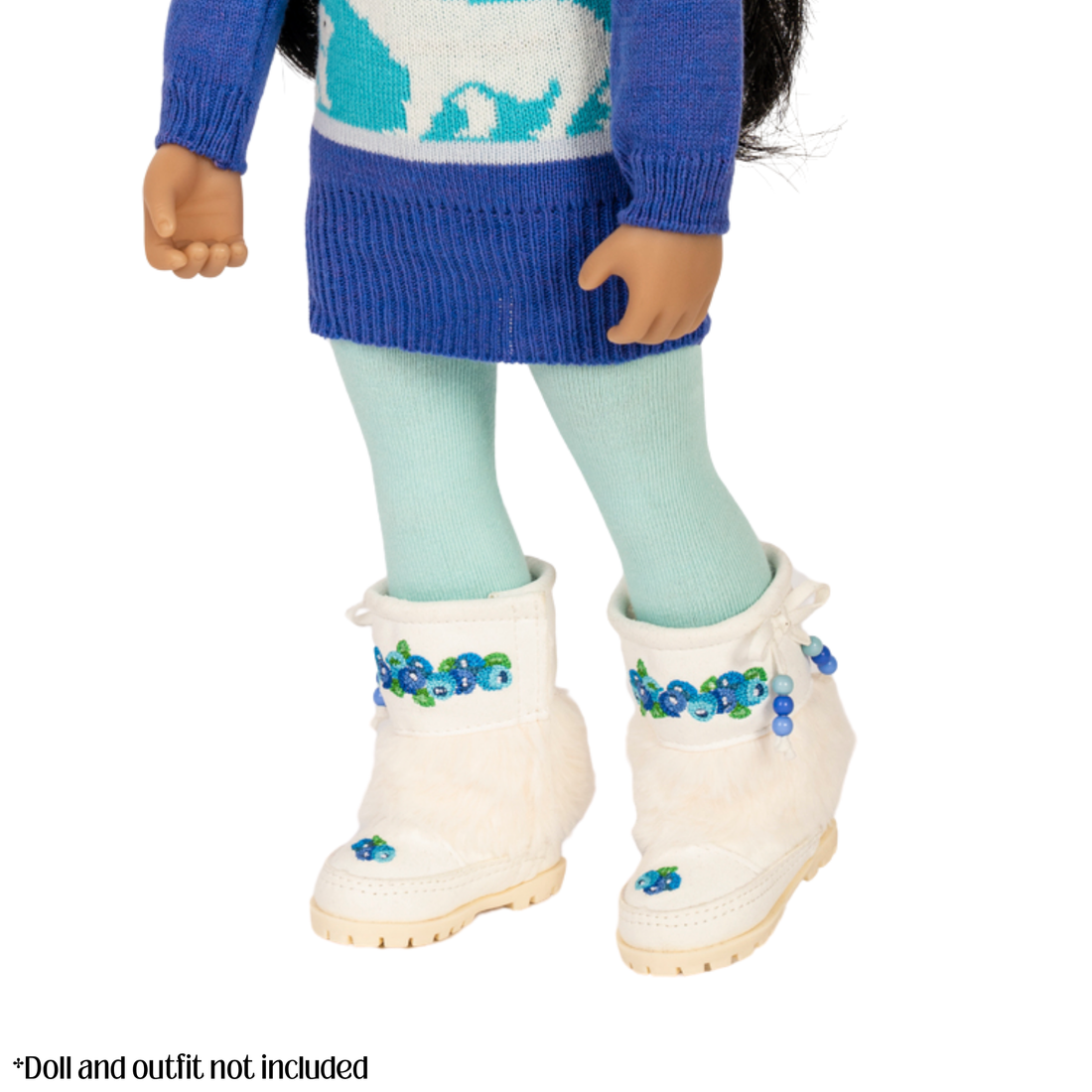 Boreal Blueberry Boots for 18-inch Dolls