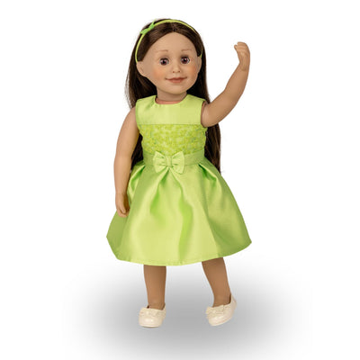 Butterfly Garden Dress Set: Dressy Outfit for 18-inch Dolls