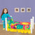 18-inch doll wearing pajamas with bed and bedding