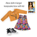 18-inch Maplelea doll and outfit with large box version and clothes