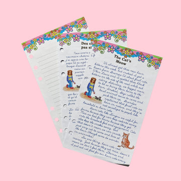 XKB29 Les pages du journal Le miaulement du chat