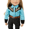 Classic Cowgirl Outfit for 18-inch Dolls