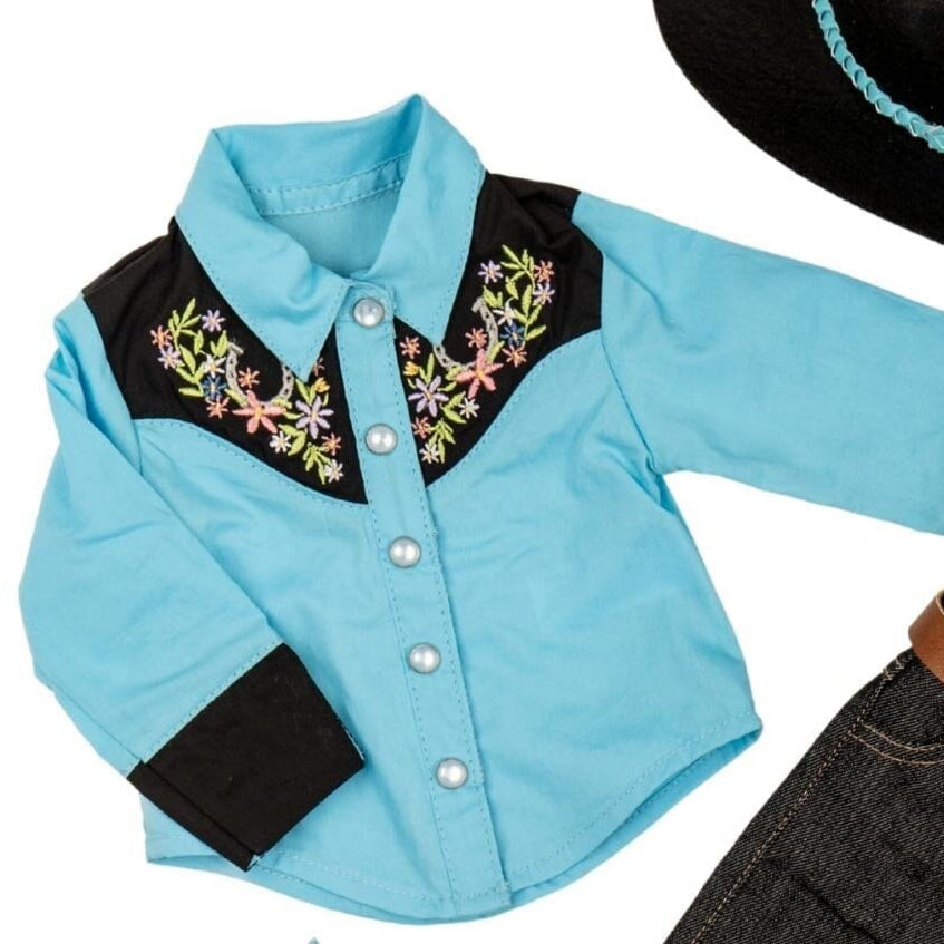 flat components of all the classic cowgirl set 