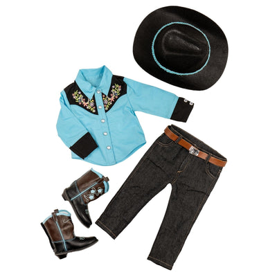 Classic Cowgirl Outfit for 18-inch Dolls
