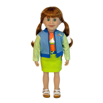 2022 Jenna (Undressed) with Dory Days Outfit and Criss Cross Sandals - Limited Quantities Available