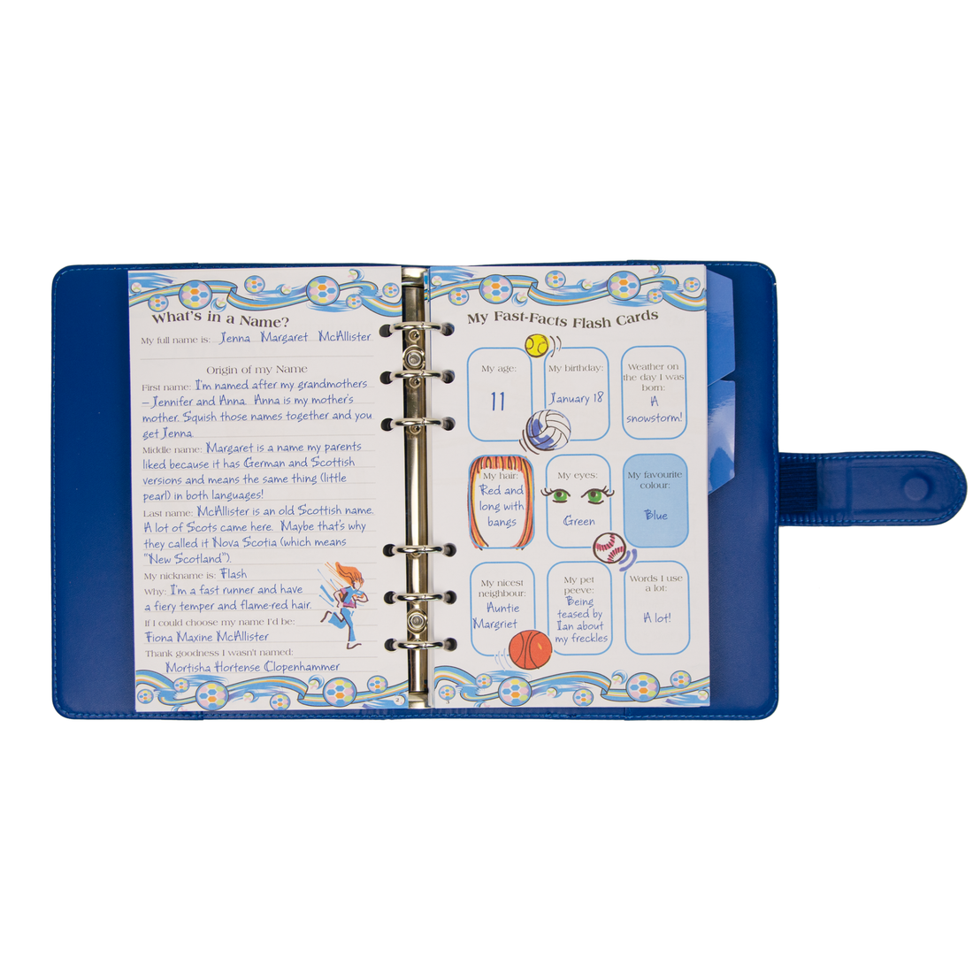 Deluxe journal cover for your 18-inch Canadian Girl Dolls