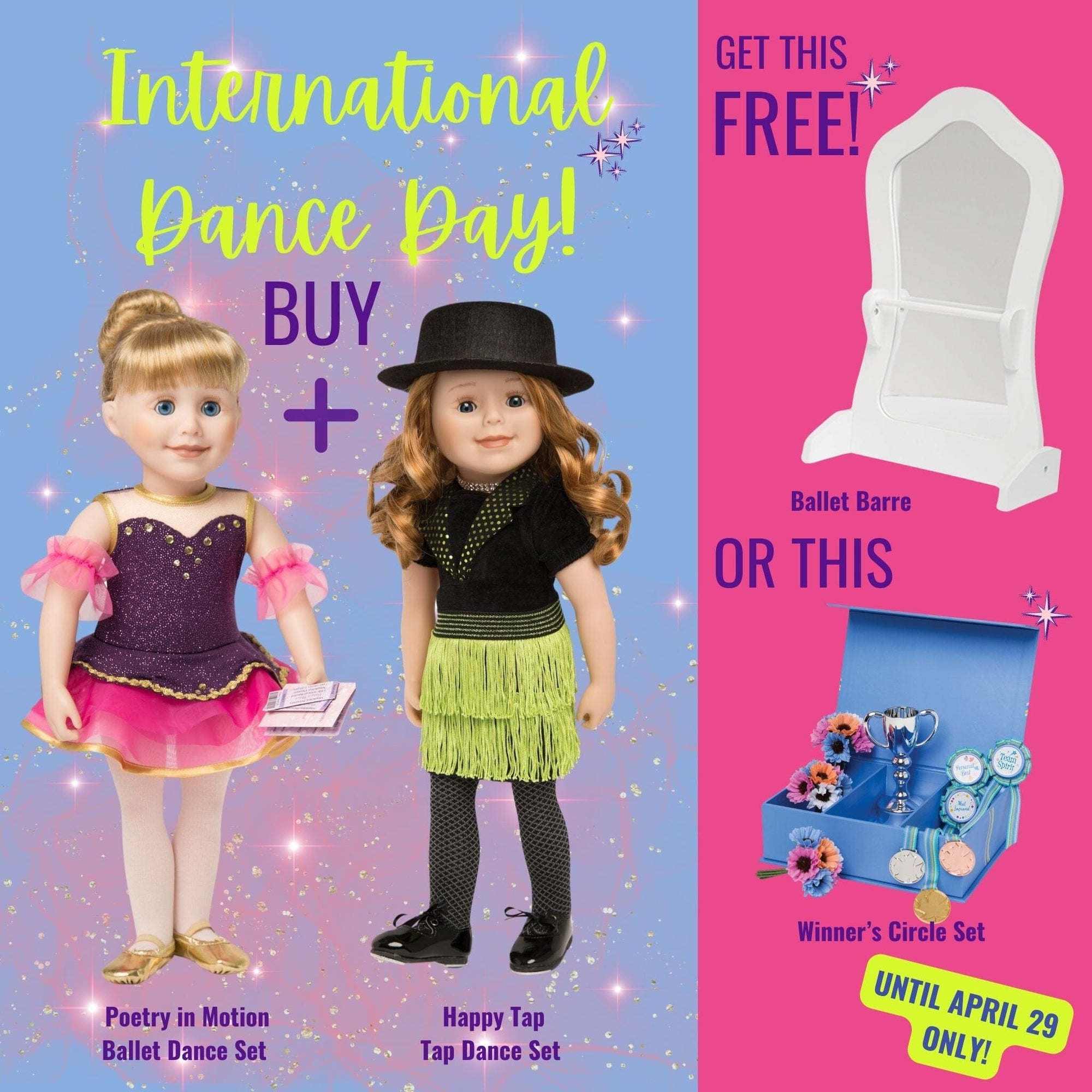 International Dance Day Bundles for 18-inch Dolls