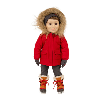 KM171 Far North Parka on Maplelea 18 inch boy doll