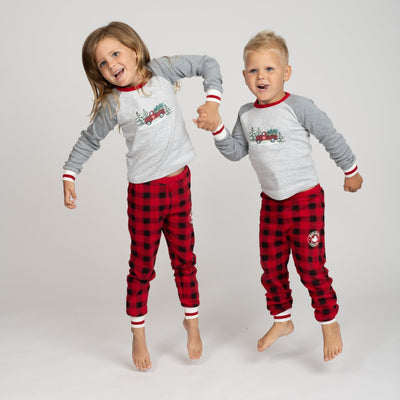 Festive Farm Truck Pajamas for Toddlers